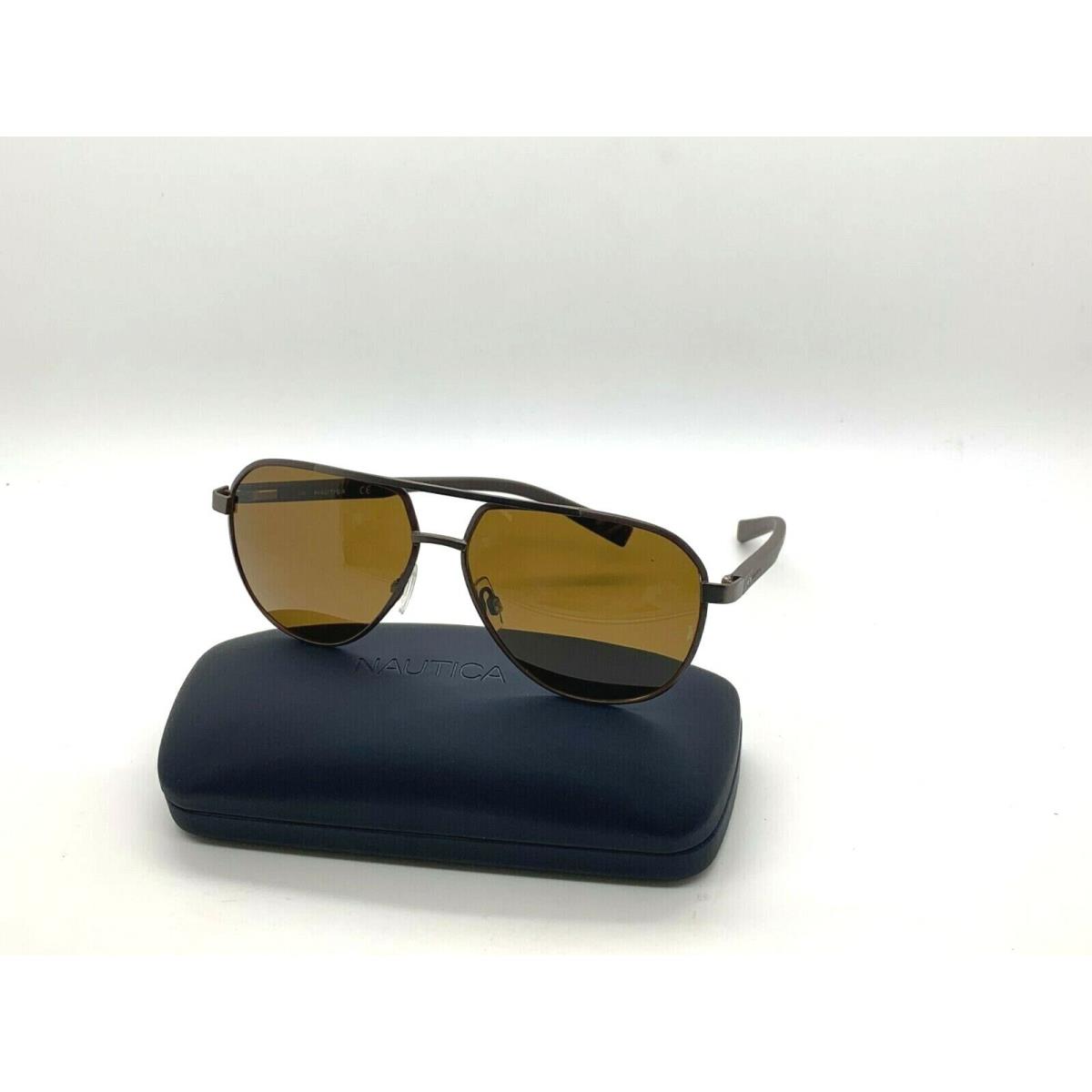 Nautica N 5128S 200 Brown Polarized Sunglasses 59-14-140MM