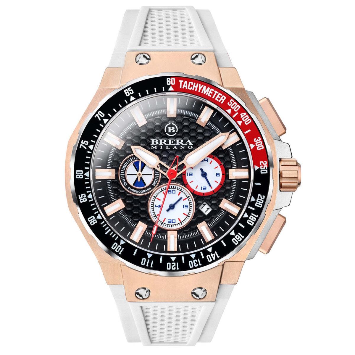 Brera Milano Granturismo GT2 Chronograph BMGTQC4502B Mens Watch