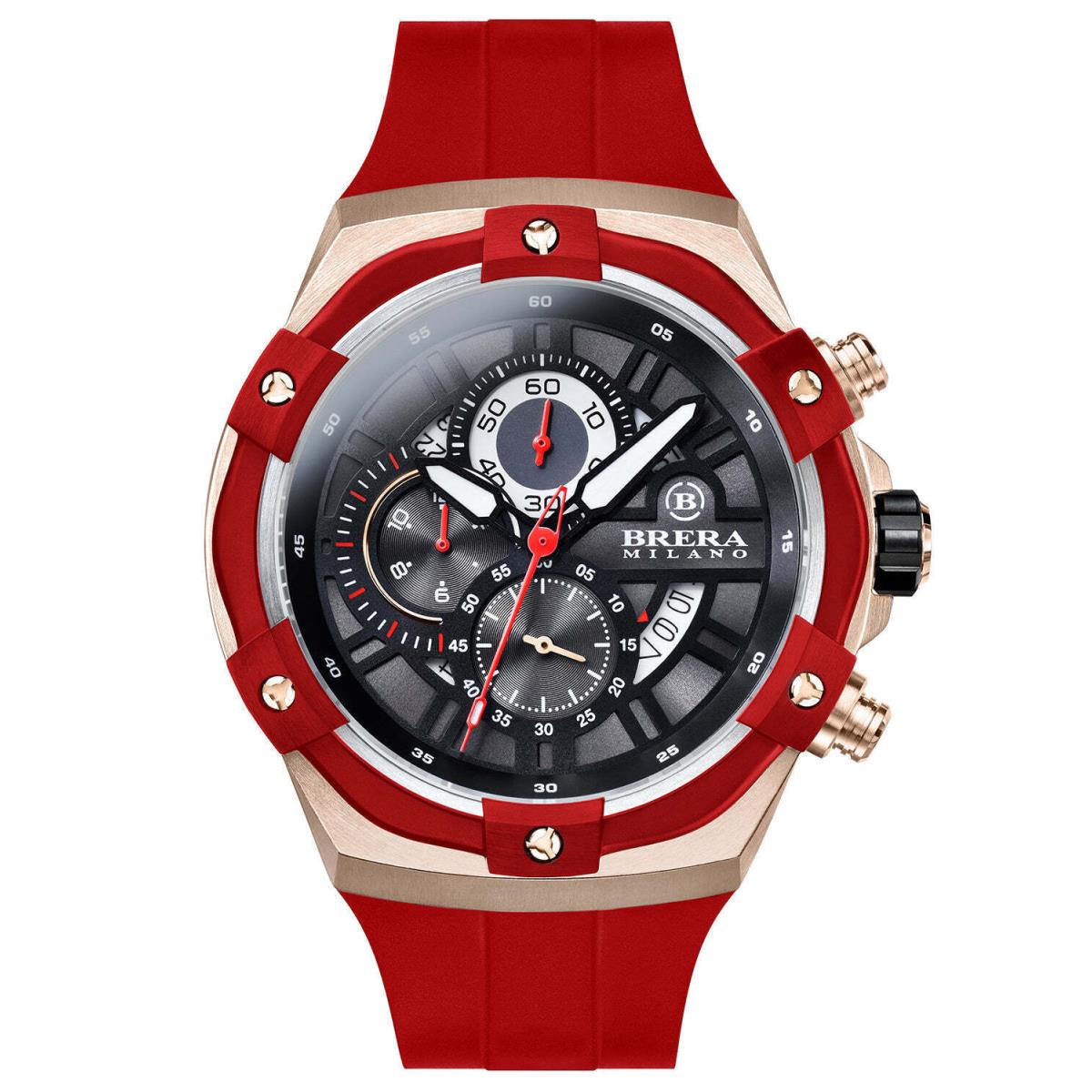 Brera Milano Supersportivo Evo Chronograph BMSSQC4502B Mens Watch