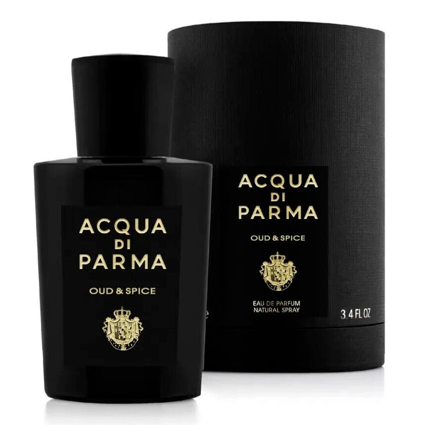 Oud Spice Acqua DI PARMA-UNISEX-EDP-SPRAY-3.4 OZ-100 Ml-authentic-italy