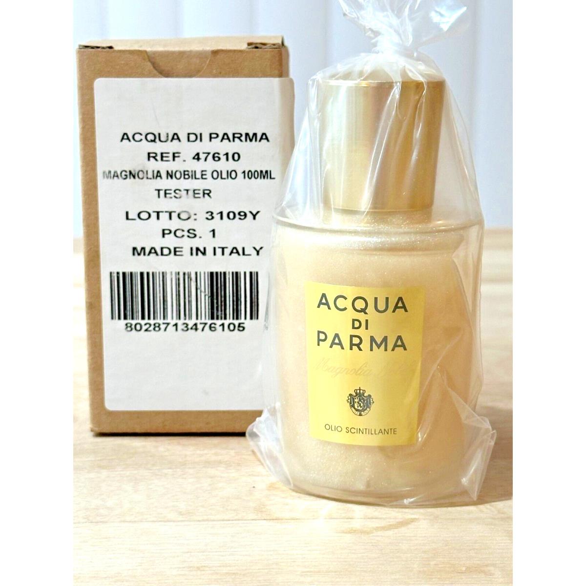 Acqua Di Parma Magnolia Nobile Olio Scintillante 3.4oz Tester Woman