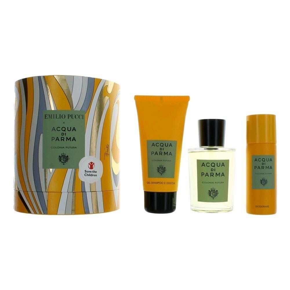 Acqua Di Parma x Emilio Pucci Colonia Futura by Acqua Di Parma 3 Piece Gift Se