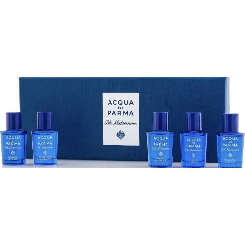 Acqua Di Parma Blue Mediterraneo Mini Edt Discovery 5-pcs x 0.17oz Set