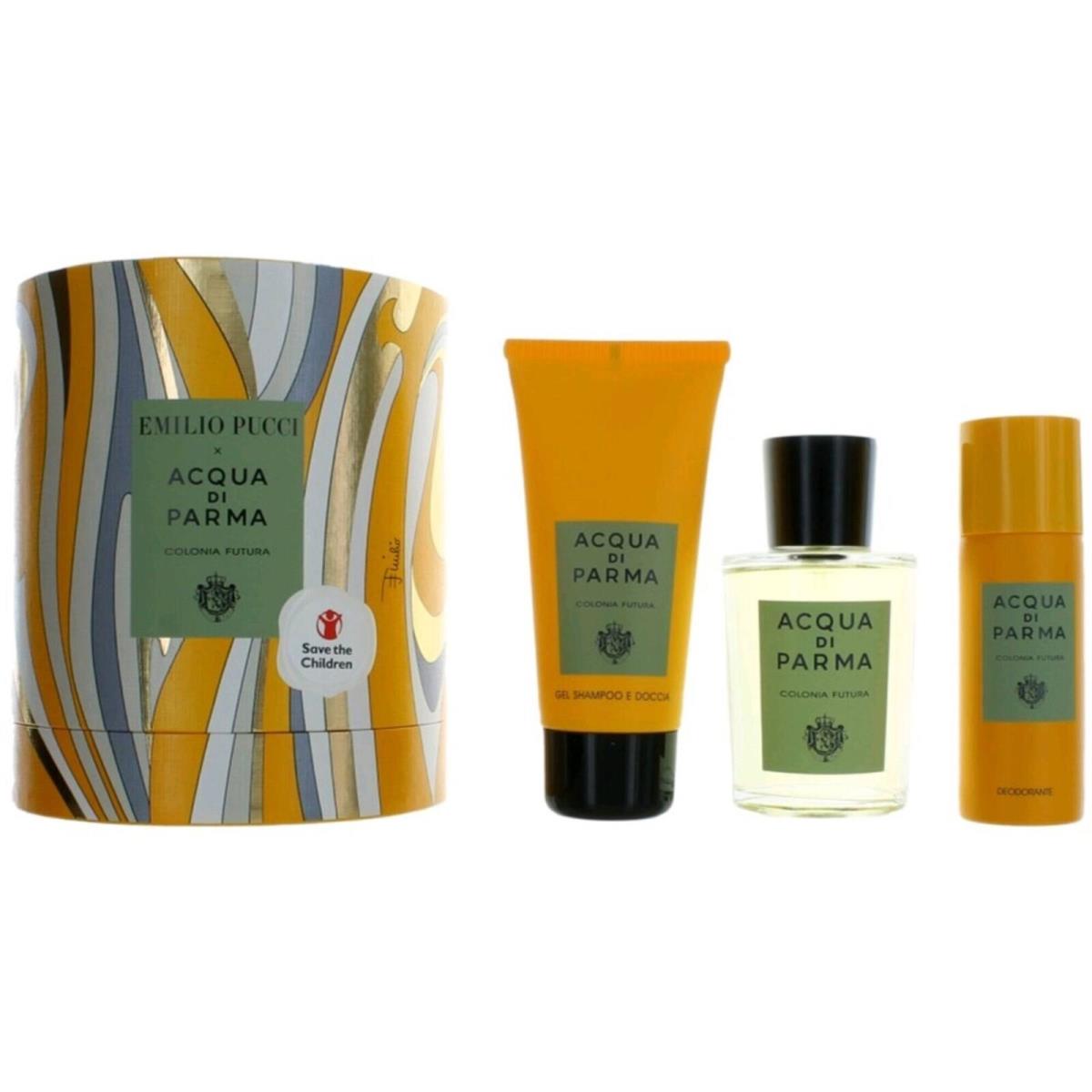 Acqua Di Parma Unisex Gift Set Emilio Pucci Colonia Futura Captivated 3 Piece