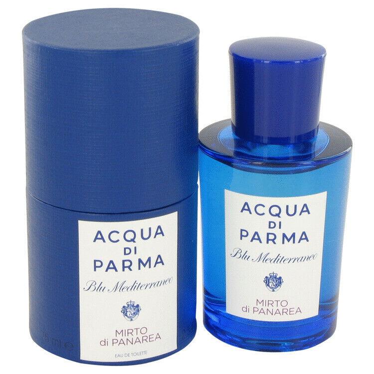 Blu Mediterraneo Mirto Di Panarea by Acqua Di Parma 2.5 oz Edt Spray Perfume fo
