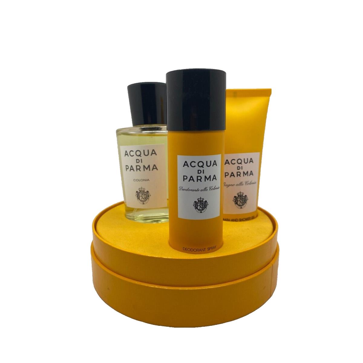 Acqua Di Parma Colonia 3pc Gift Set Cologne / Shower Gel / Deodorant Spray