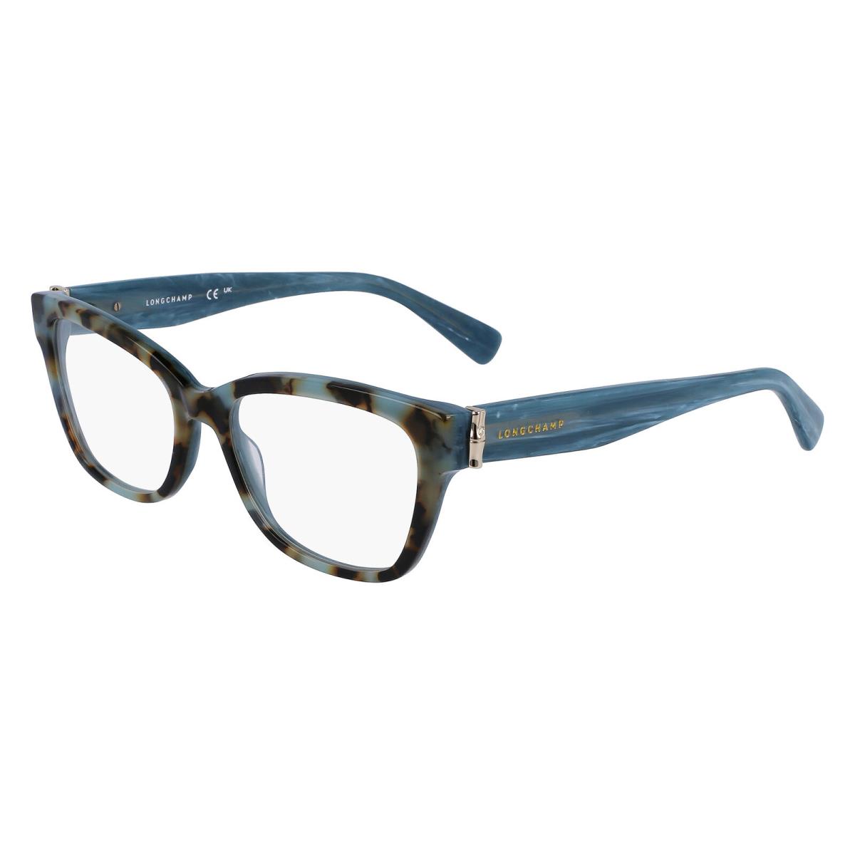 Longchamp LO2713 Aqua Havana 404 Eyeglasses