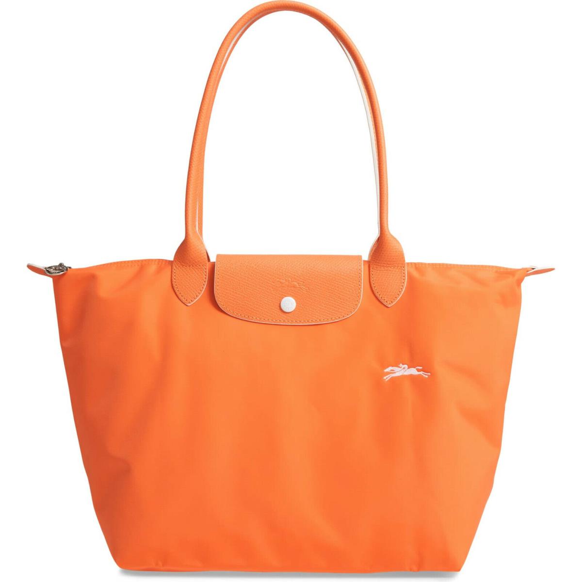 Longchamp Le Pliage Club Green Large Nylon Tote 1899 Multi Colors Orange