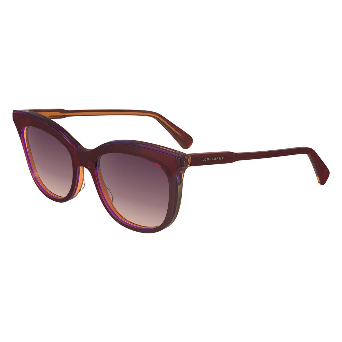 Longchamp LO738S Dark Rose Peach 681 Sunglasses - Frame: dark-rose-peach