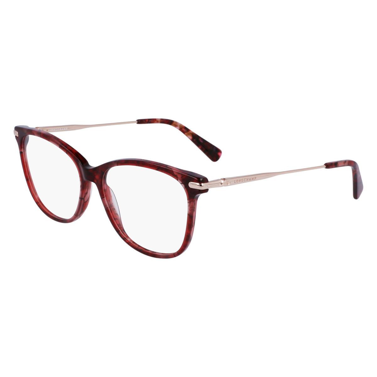 Longchamp LO2691 Textured Red Brown 237 Eyeglasses