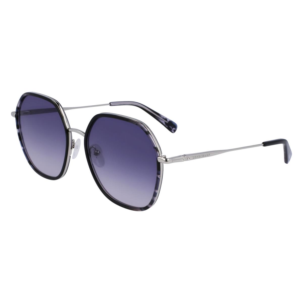 Longchamp LO163S Silver Black Camou 046 Sunglasses