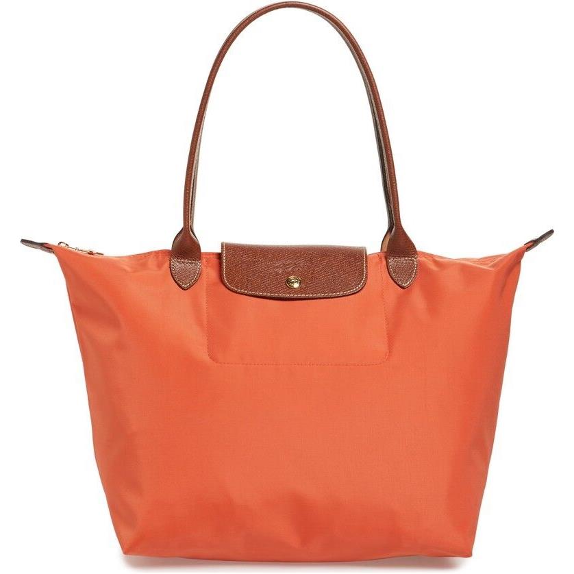 Longchamp Le Pliage Large Nylon Shoulder Tote 1899089 Multi Colors Orange