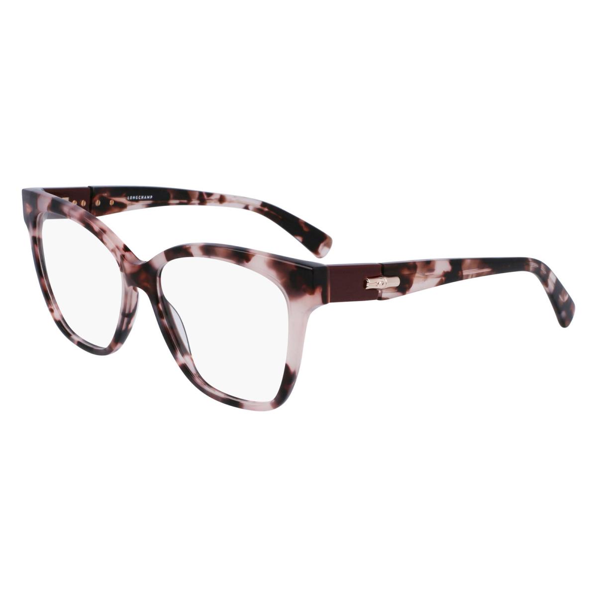 Longchamp LO2704 Rose Havana 690 Eyeglasses - Frame: rose-havana