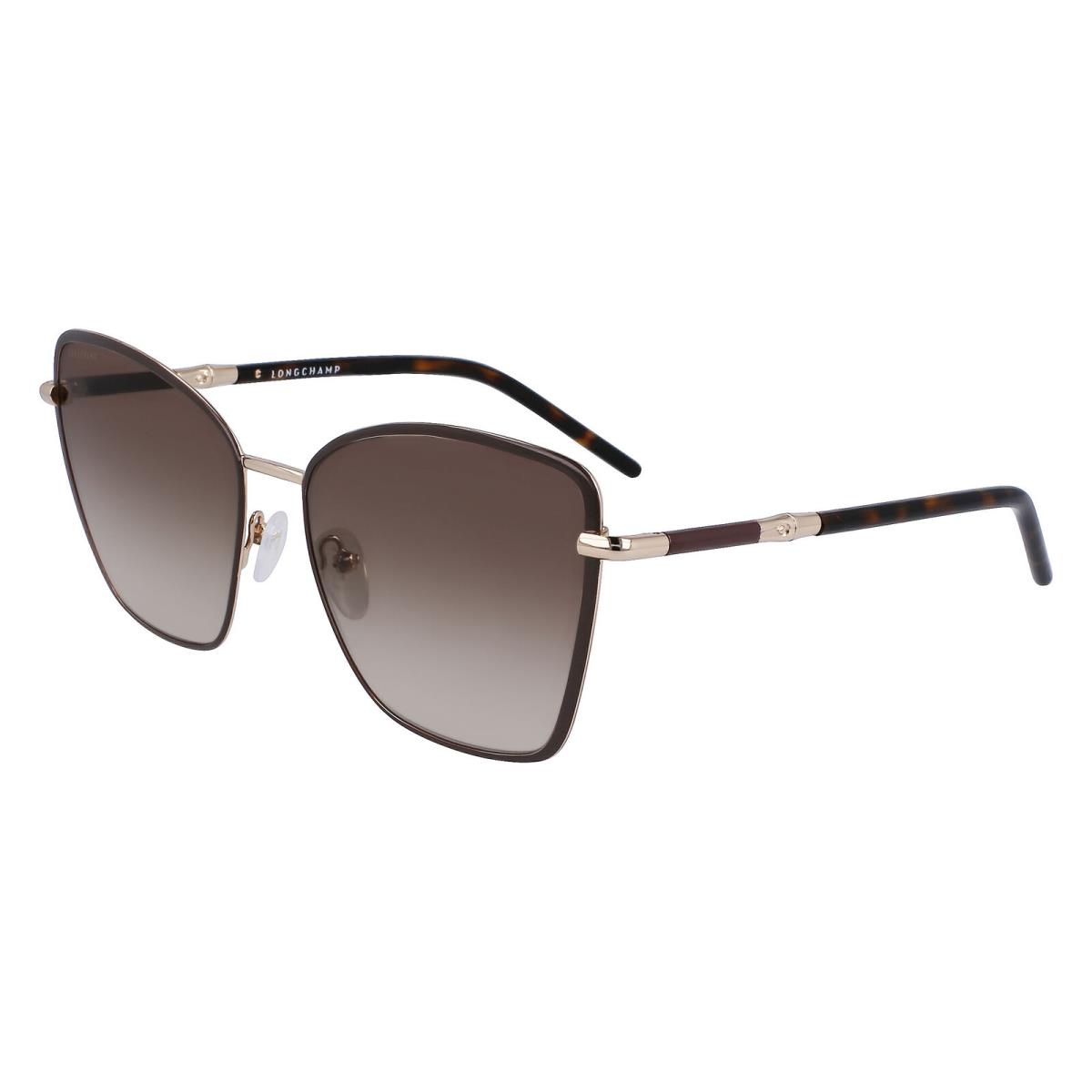 Longchamp LO167S Brown Gradient Khaki 209 Sunglasses