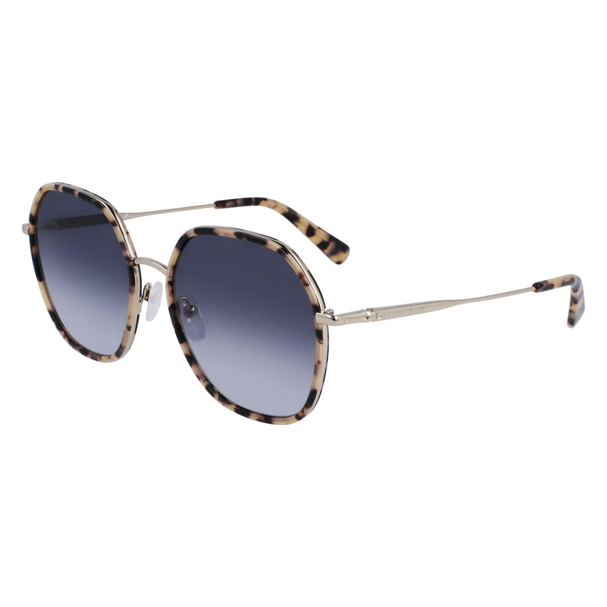 Longchamp LO163S Gold Vintage Havana 743 Sunglasses