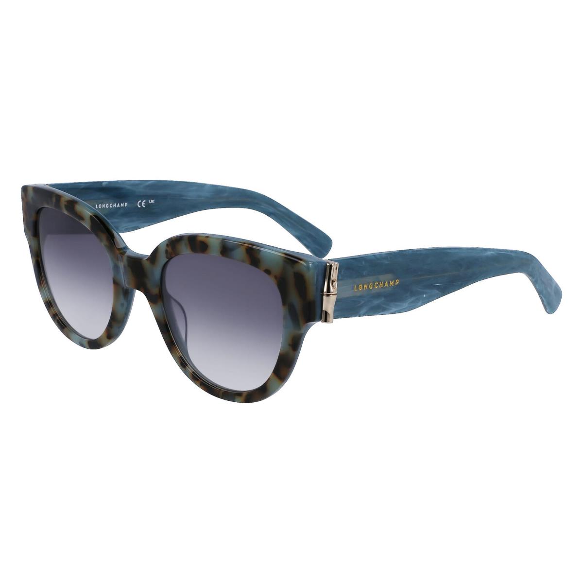 Longchamp LO733S Aqua Havana 404 Sunglasses