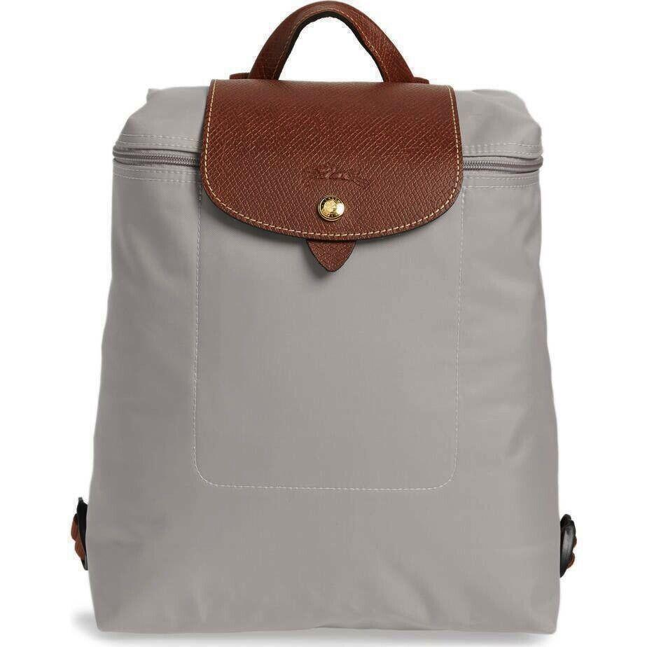 Longchamp Le Pliage Nylon Foldable Travel Backpack Many Colors Gray