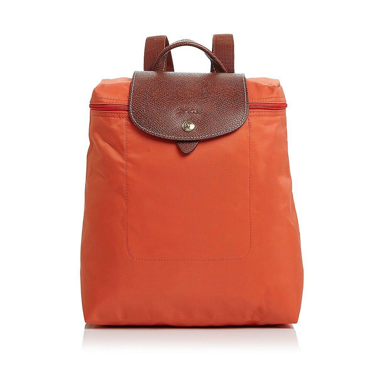 Longchamp Le Pliage Nylon Foldable Travel Backpack Many Colors Orange
