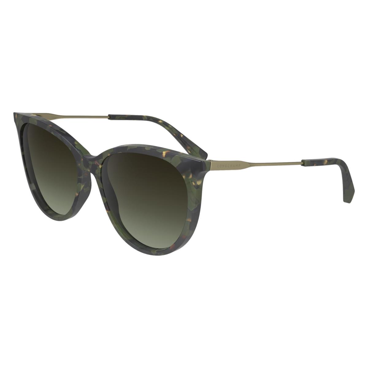 Longchamp LO746S Khaki Havana 320 Sunglasses