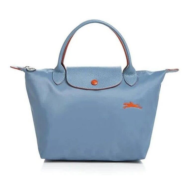 Longchamp Le Pliage Club Type S Small Tote Green Blue Pink Yellow Black Rust Blue Mist