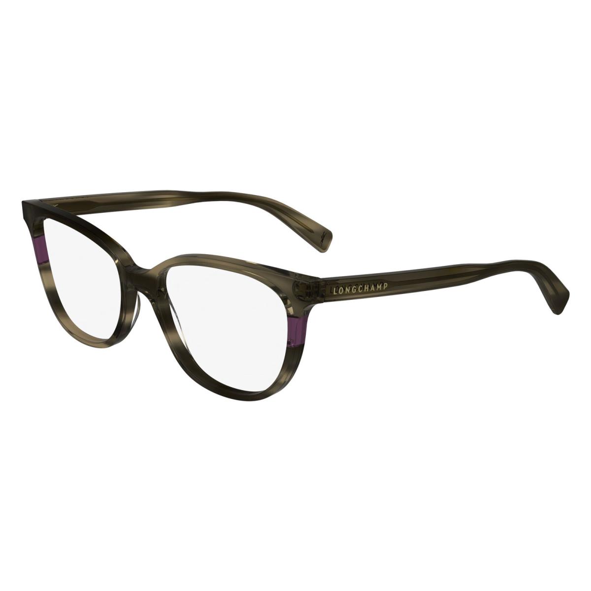 Longchamp LO2739 Striped Brown 211 Eyeglasses