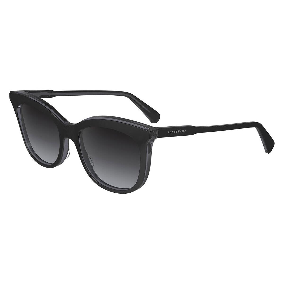 Longchamp Lon Sunglasses Women Black/gray 53mm