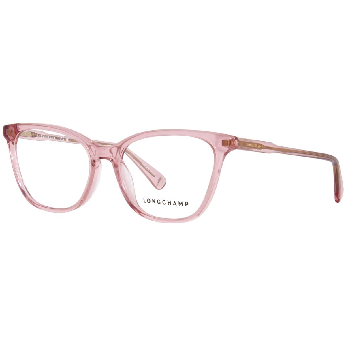 Longchamp LO2694 690 Eyeglasses Frame Women`s Rose Havana Full Rim 54mm