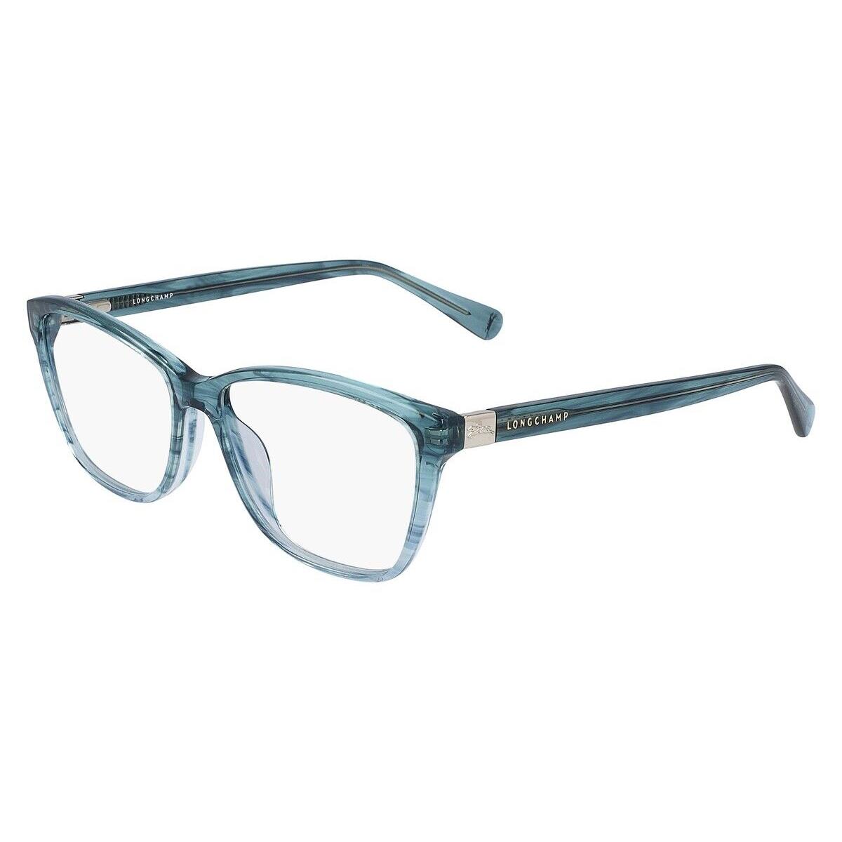 Longchamp LO2659 Eyeglasses Women Striped Green Rectangle 51