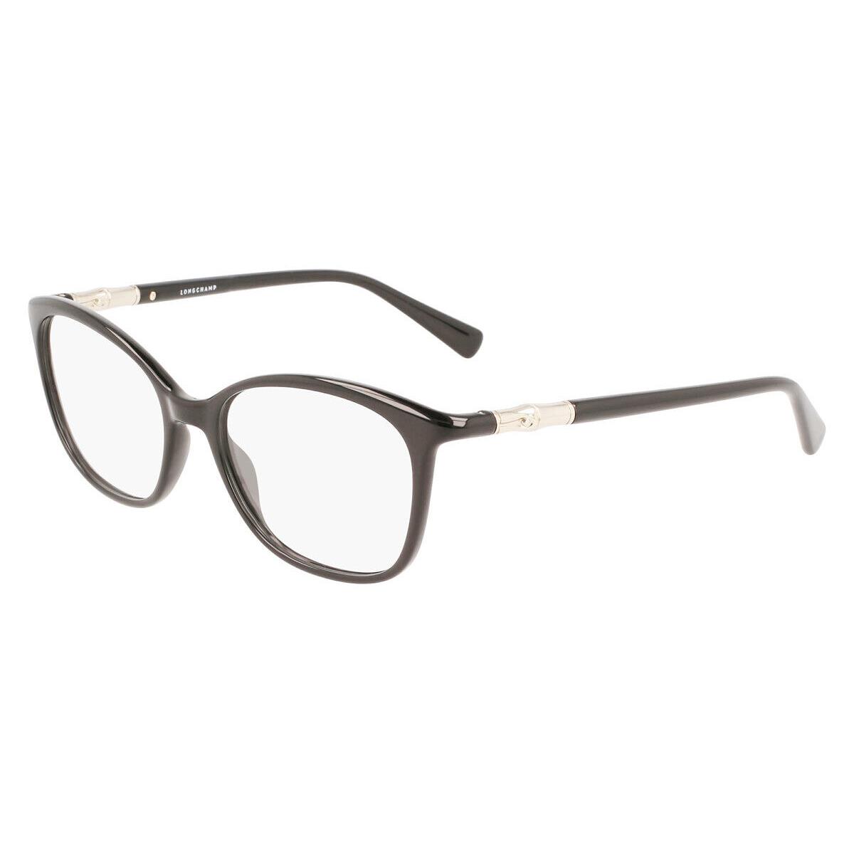 Longchamp LO2696 Eyeglasses Women Black Cat Eye 52mm