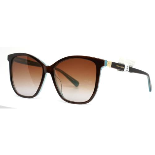 Longchamp LO708S 220 Havana Womens Butterfly Gradient Sunglasses 57-15-140 B:50