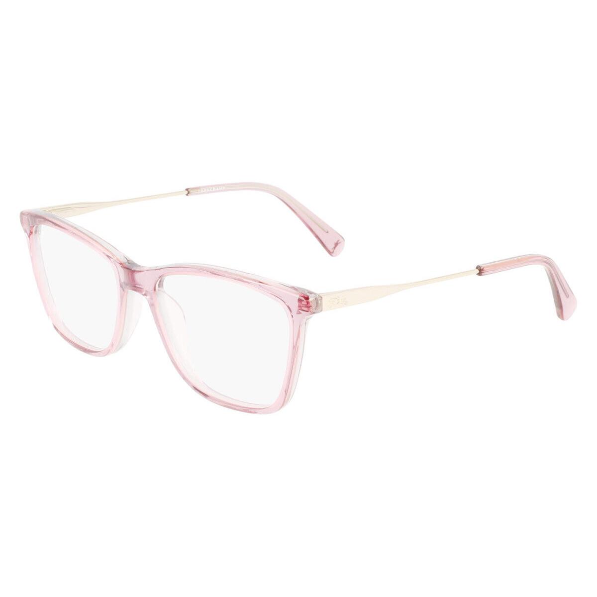 Longchamp LO2674 Eyeglasses Women Rose Rectangle 54mm