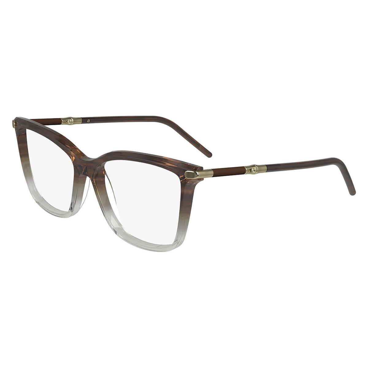 Longchamp Lon Eyeglasses Women Gradient Brown Gray 54mm