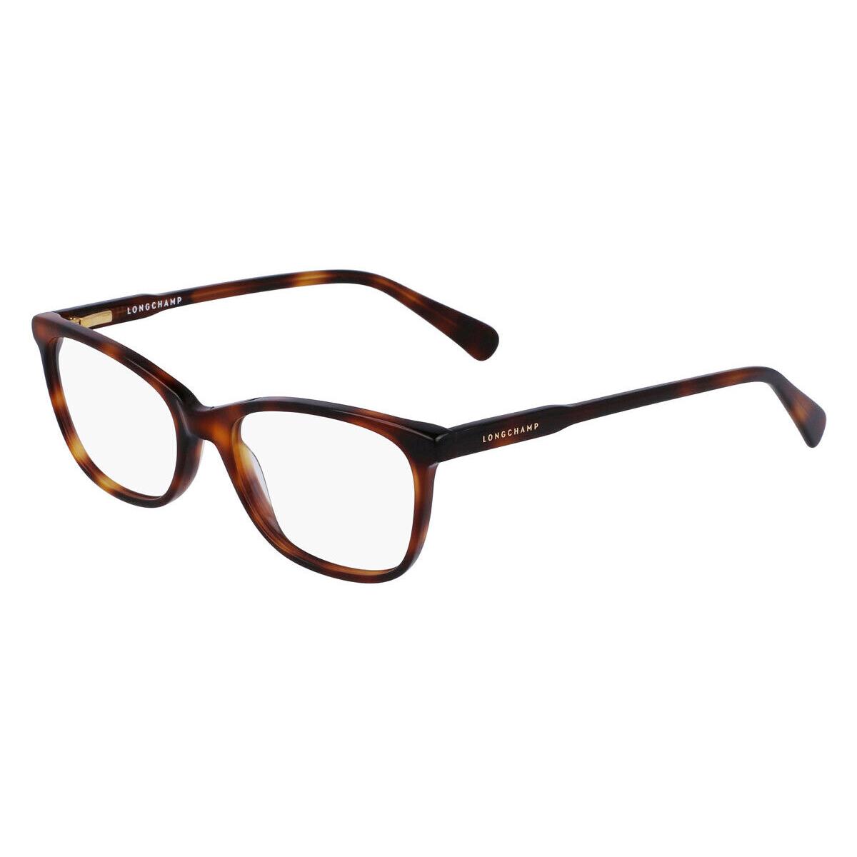 Longchamp LO2708 Eyeglasses Women Havana Square 53mm