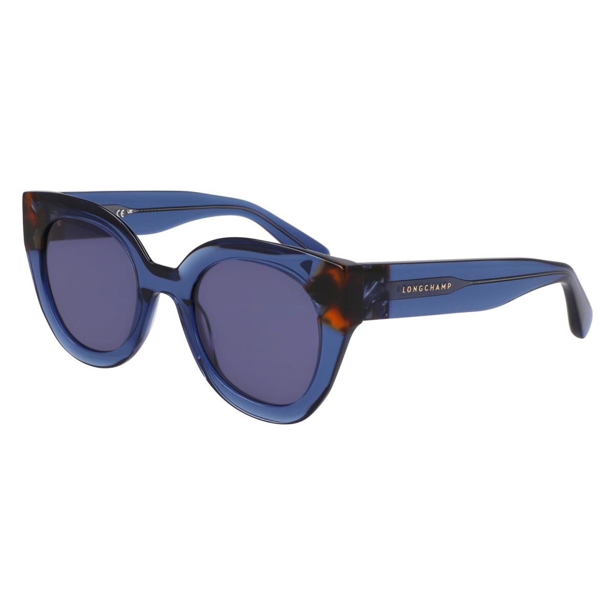 Longchamp LO750S Blue Havana 430 Sunglasses