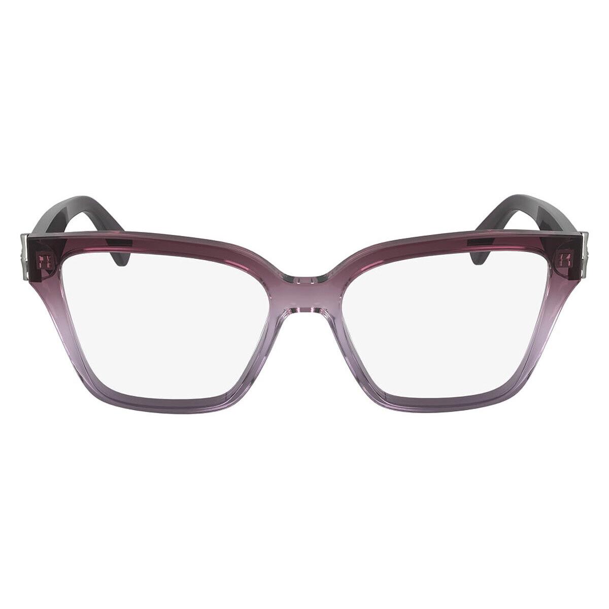 Longchamp Lon Eyeglasses Women Gradient Purple 52mm