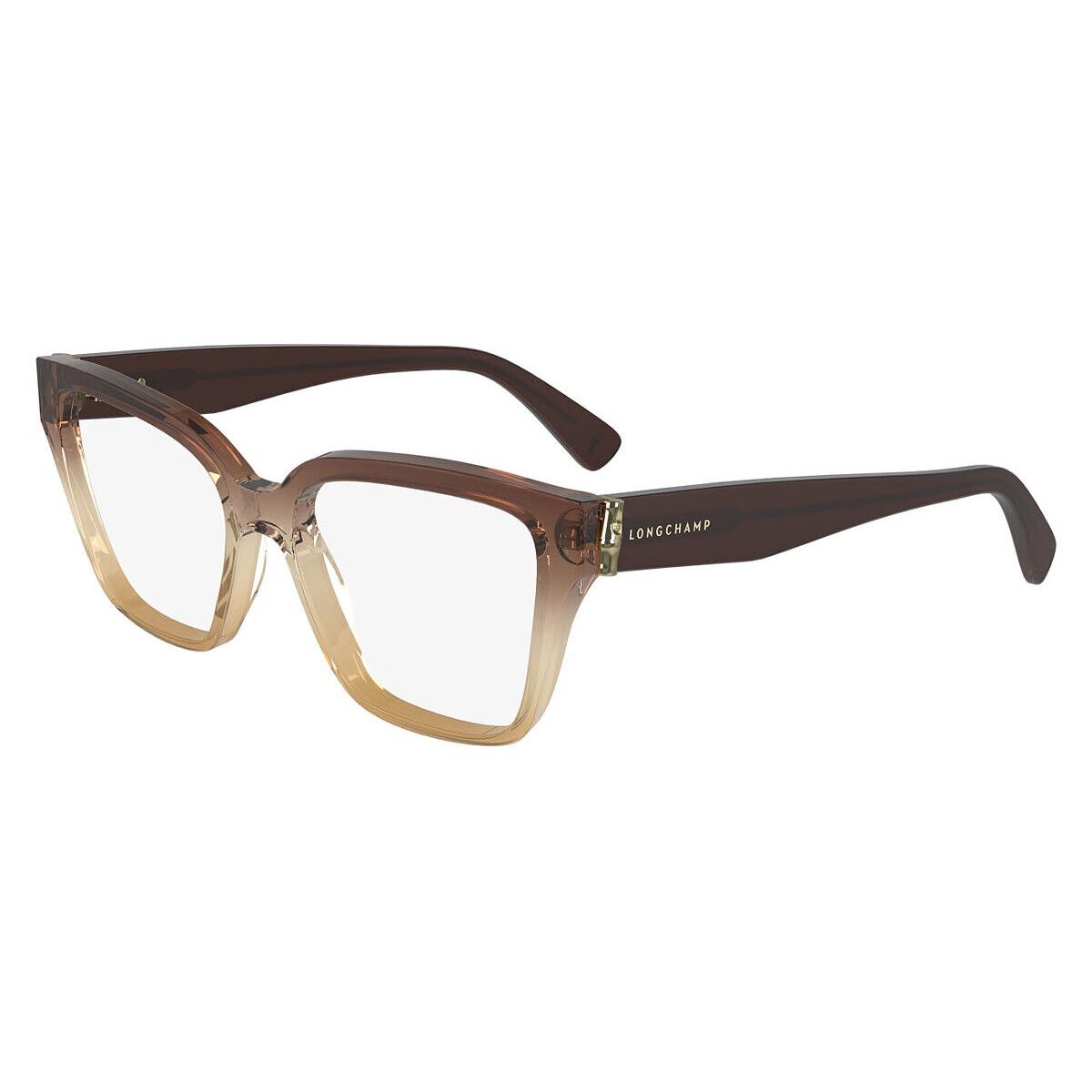 Longchamp Lon Eyeglasses Women Gradient Brown 52mm