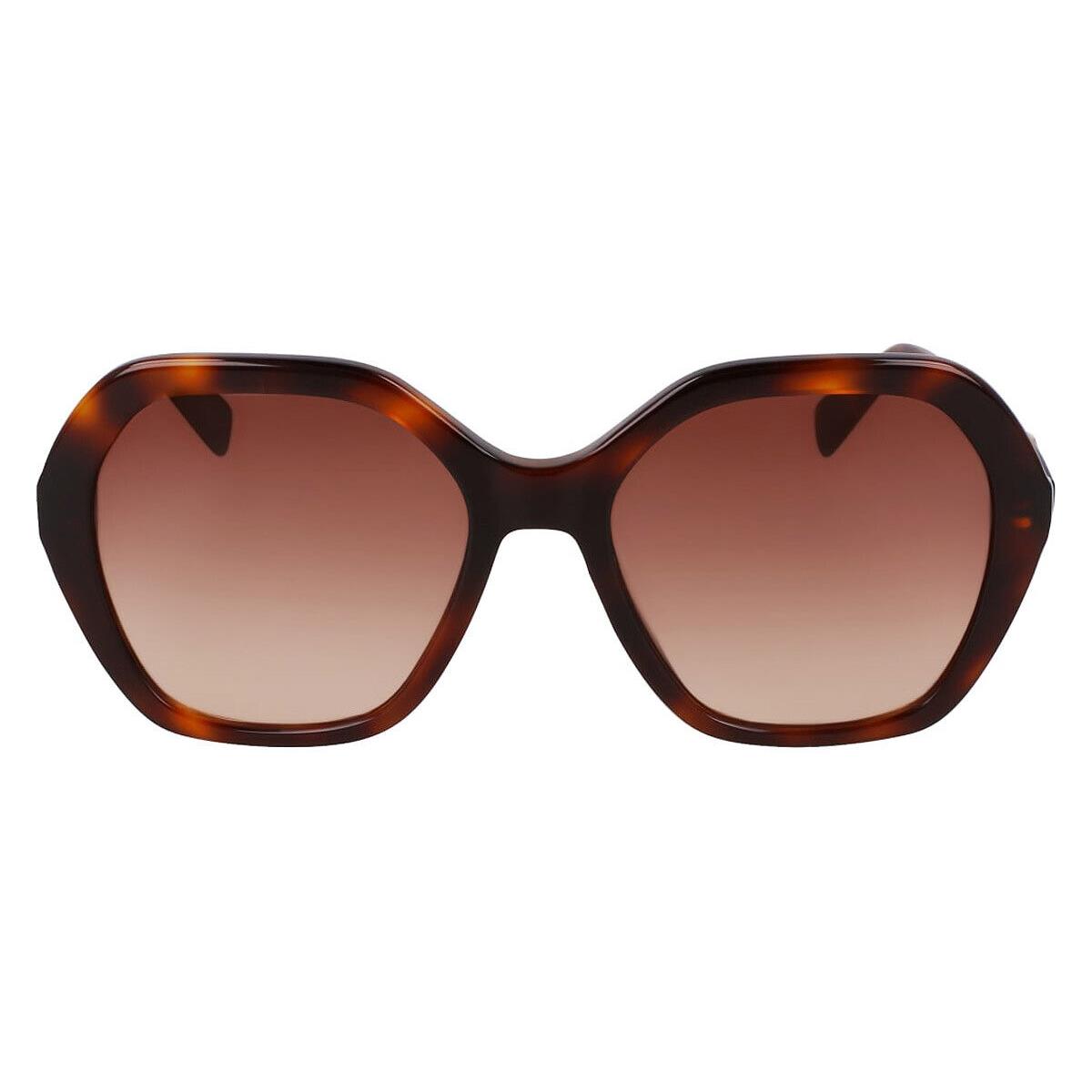 Longchamp LO759S Sunglasses Women Havana 54mm