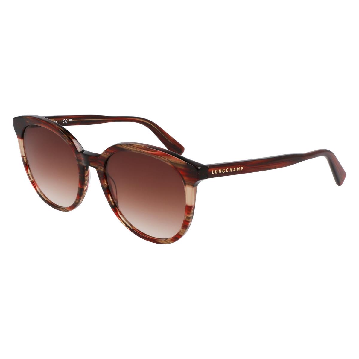 Longchamp LO752S Textured Red 606 Sunglasses