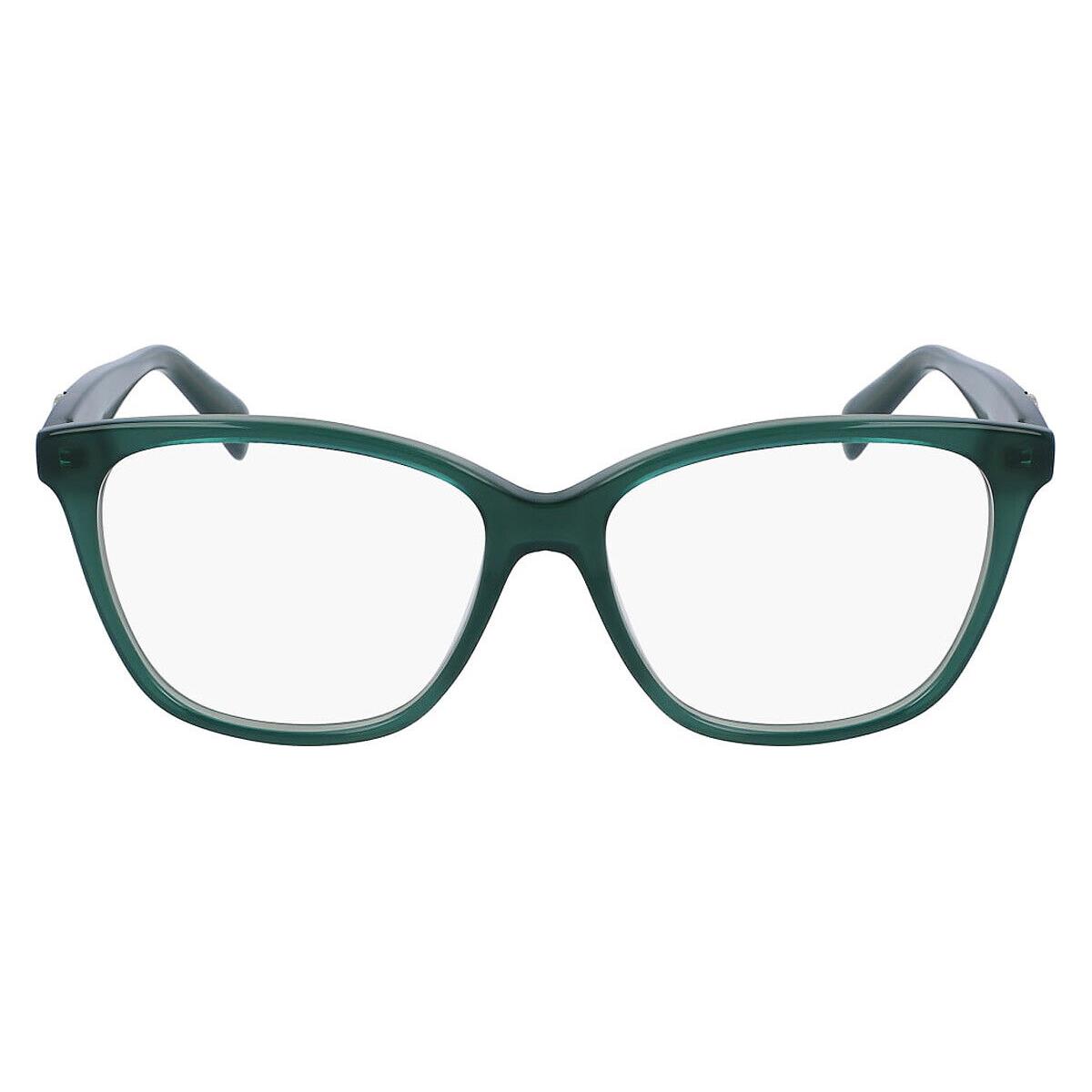 Longchamp Lon Eyeglasses Women Green 52mm