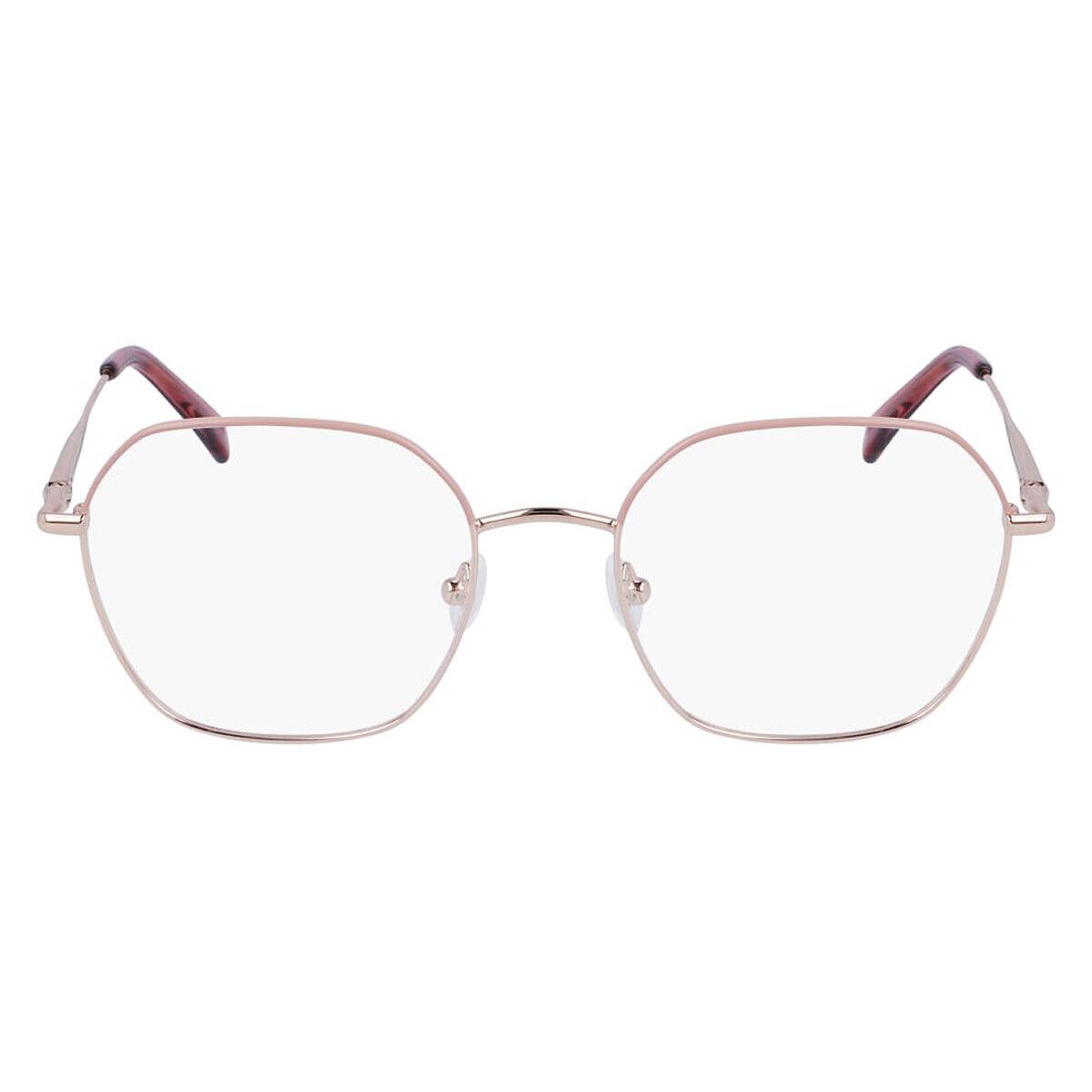 Longchamp Lon Eyeglasses Women Rose Gold 51mm