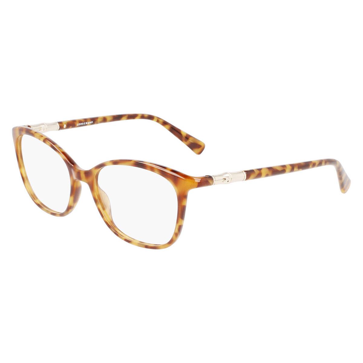 Longchamp LO2696 Eyeglasses Women Havana Cat Eye 52mm