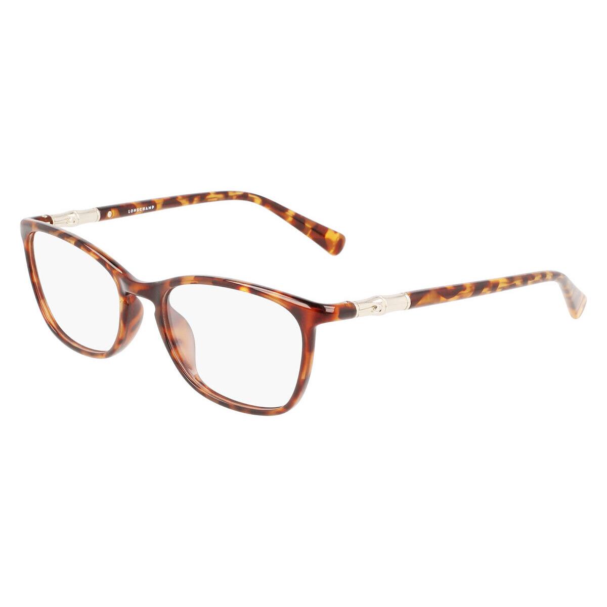 Longchamp LO2695 Eyeglasses Women Havana Rectangle 53mm