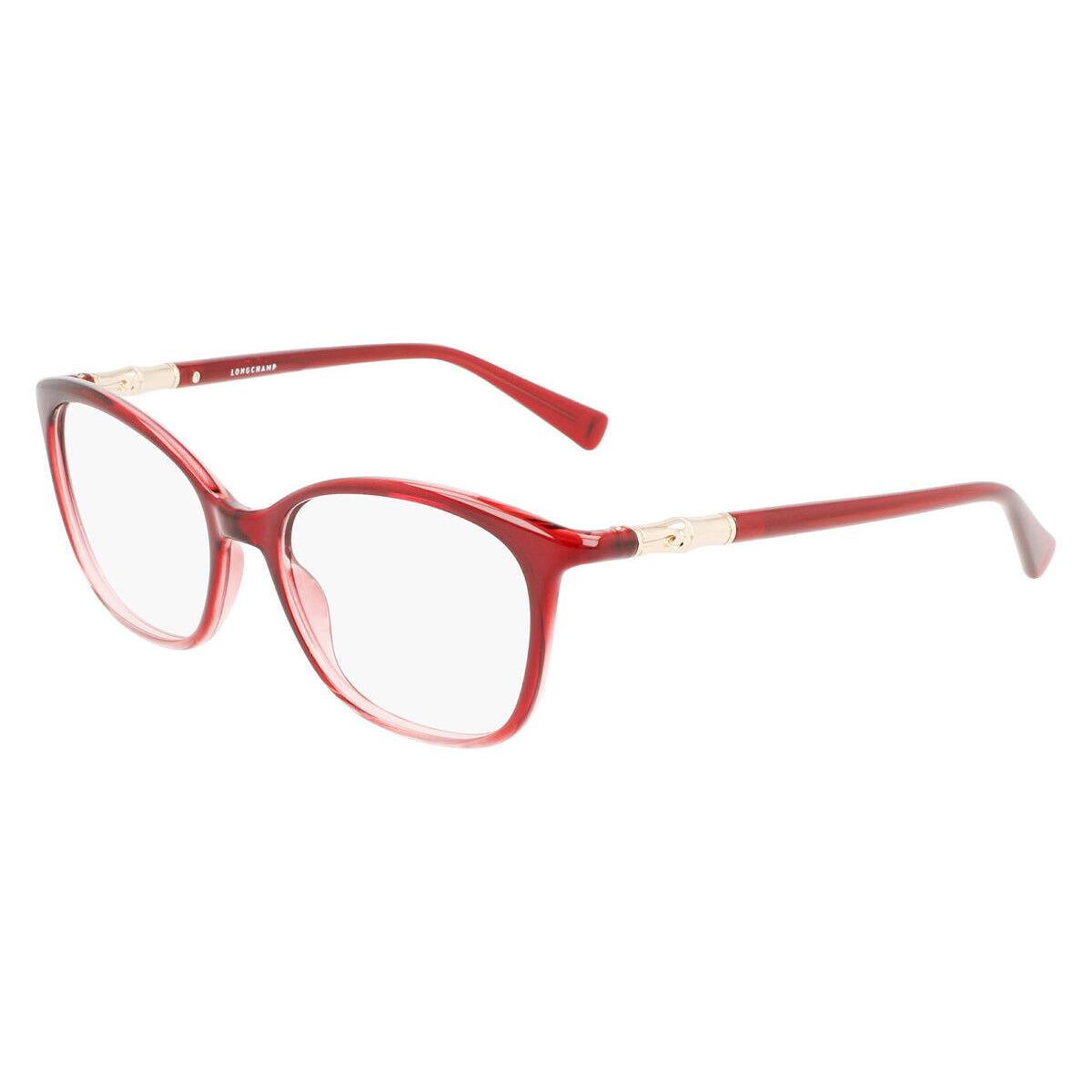 Longchamp LO2696 Eyeglasses Gradient Burgundy Pink 52mm