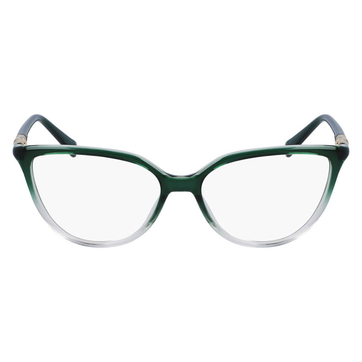 Longchamp LO2722 Eyeglasses Women Gradient Green Cat Eye 54mm