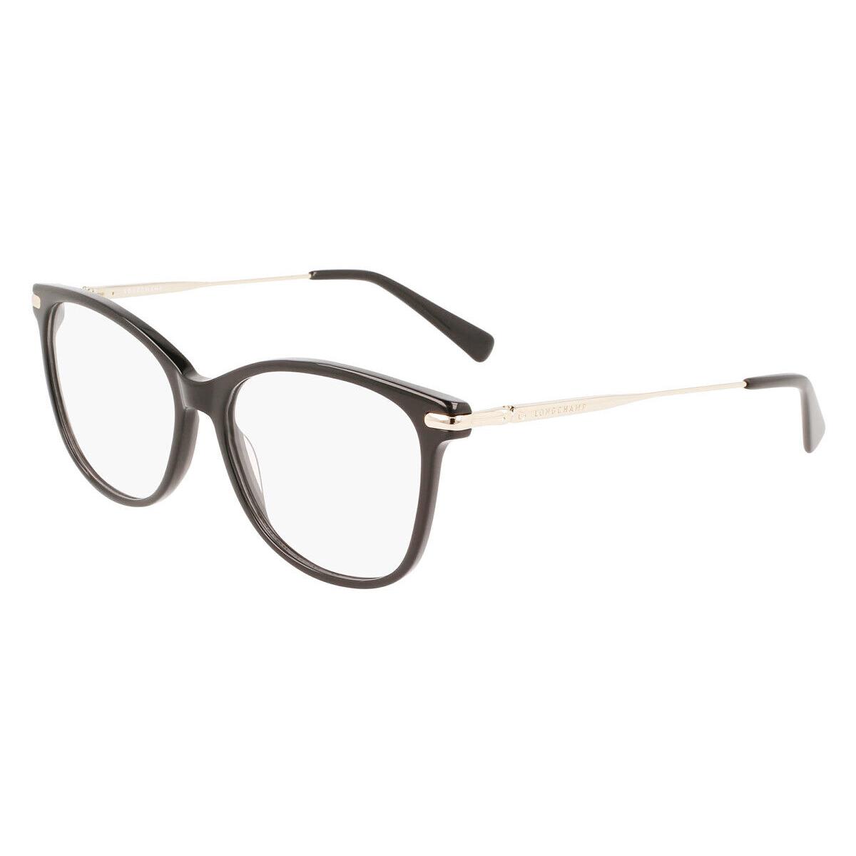 Longchamp LO2691 Eyeglasses Women Black Cat Eye 54mm