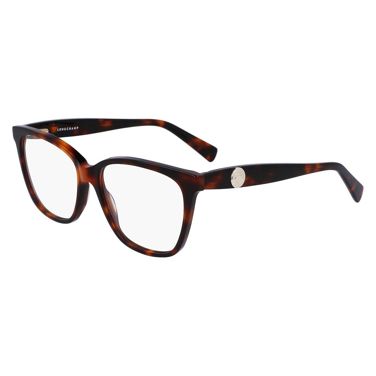 Longchamp LO2715 Eyeglasses Women Havana Square 54mm