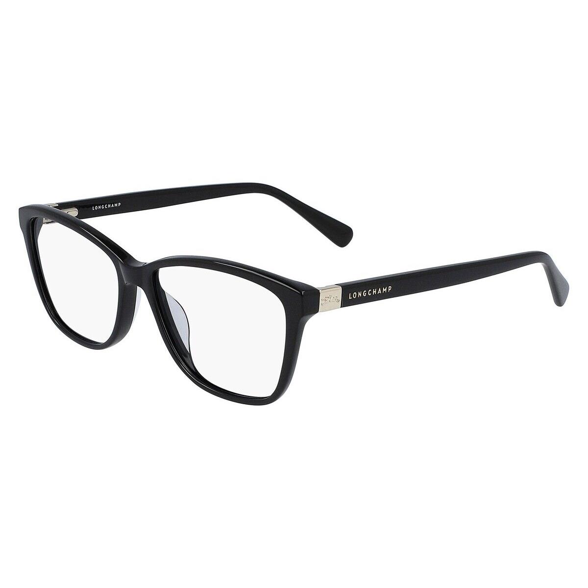 Longchamp LO2659 Eyeglasses Women Black Rectangle 53mm