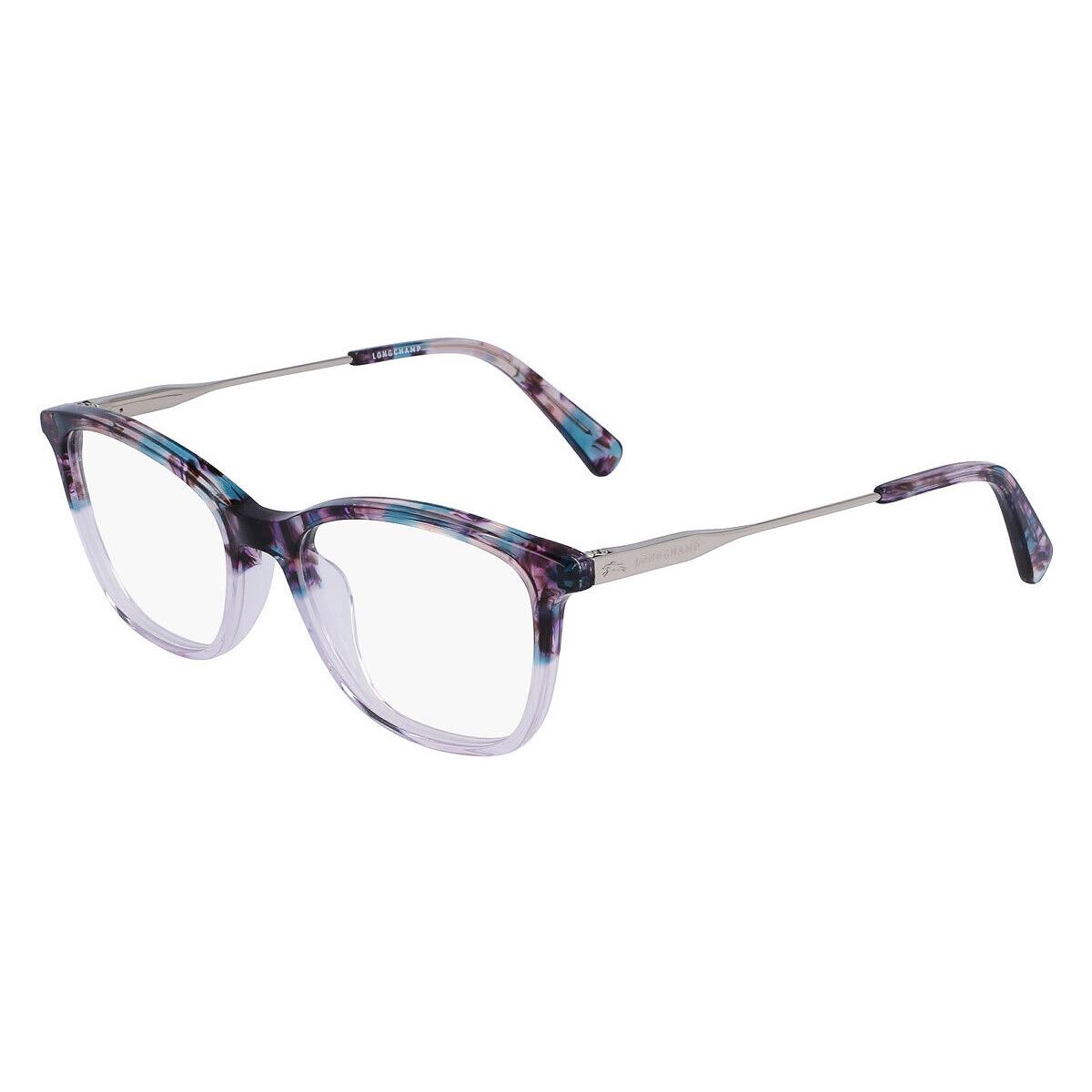 Longchamp LO2683 Eyeglasses Textured Petrol Gradient 52mm