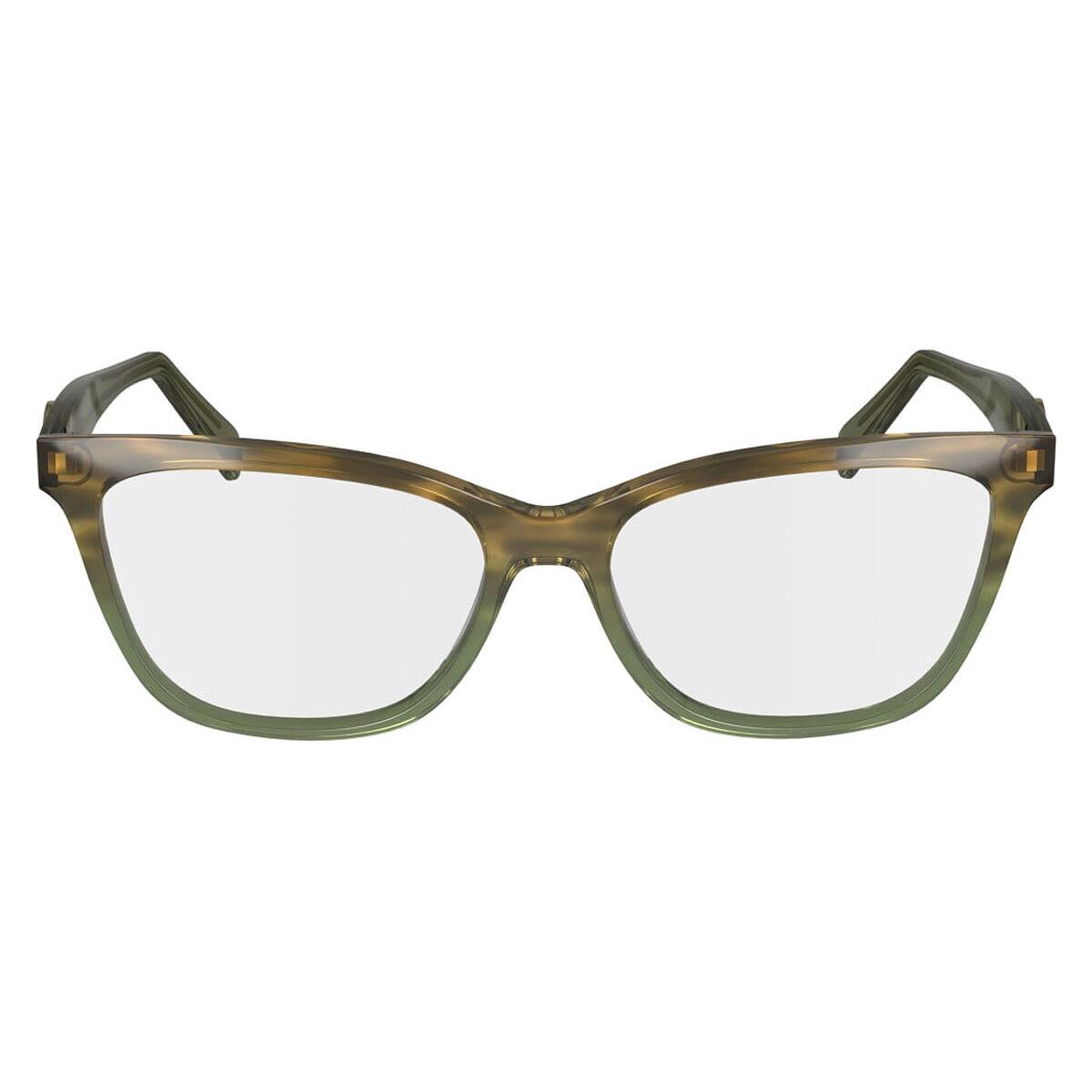 Longchamp LO2744 Eyeglasses Women Textured Green 55mm