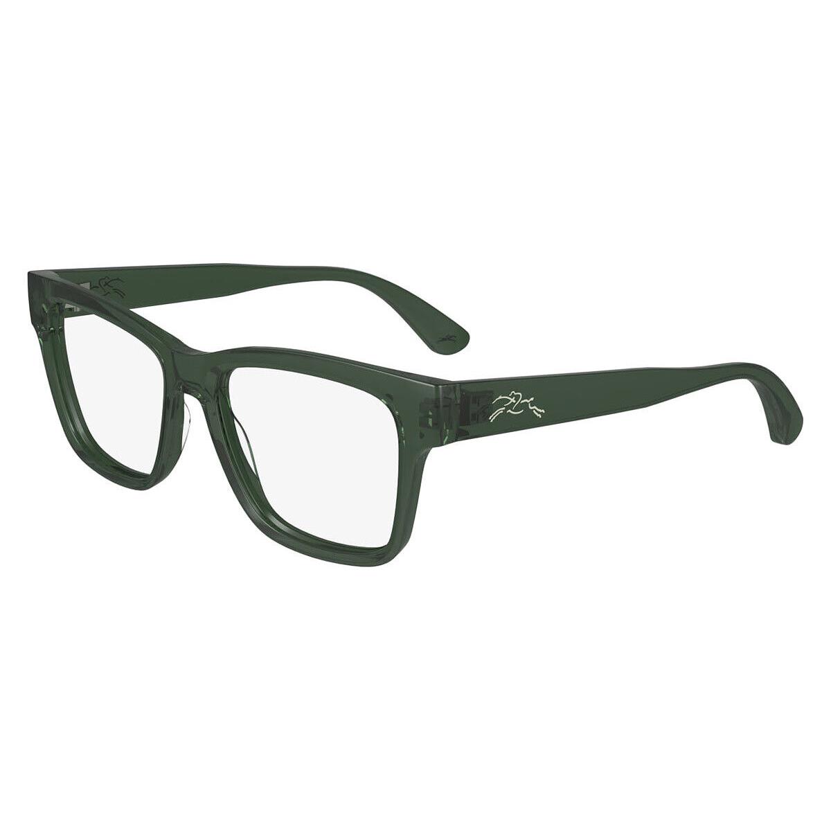 Longchamp LO2737 Eyeglasses Women Transparent Green 52mm